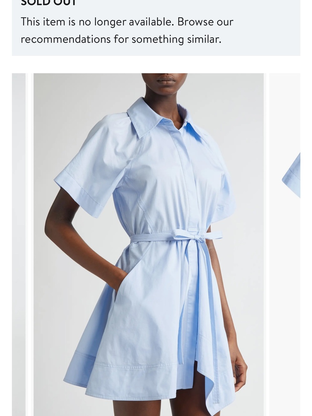 ALC Julie Mini Shirt Dress - Picture 3 of 9